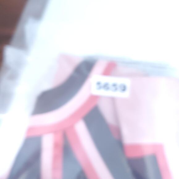 Y2K Bebe Halter Tank Top Womens XS Brown Pink Silk Embroidered Floral Boho - Picture 9 of 9